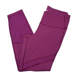 Old Navy Active 7/8 Pink/Purple leggins w/Mesh Hem
